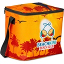 Pre-Production Sample Hoppla Quebec Recycled PET Stitch-Bond 12 Can Cooler
